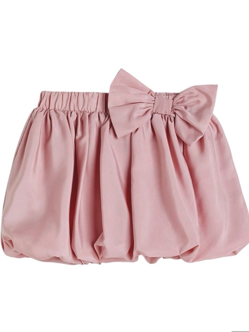 NWT H&M Kids Pink Elastic-Waist Bubble Skirt - Sz: 5-6T
